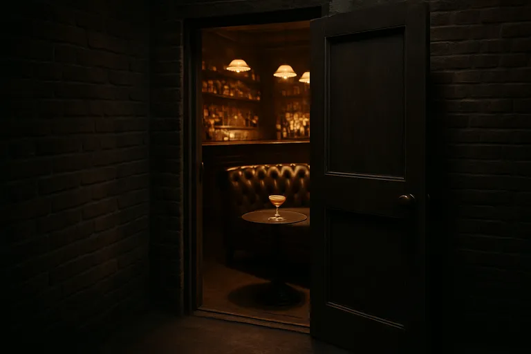 De allure van de speakeasy: achter een onopvallende deur wacht de ultieme cocktailbeleving