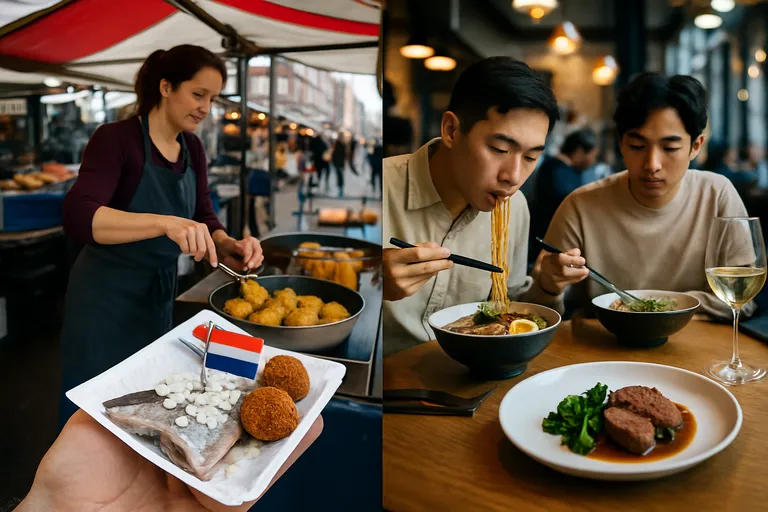Proef culinair amsterdam, van streetfood en markten tot sterrenrestaurants