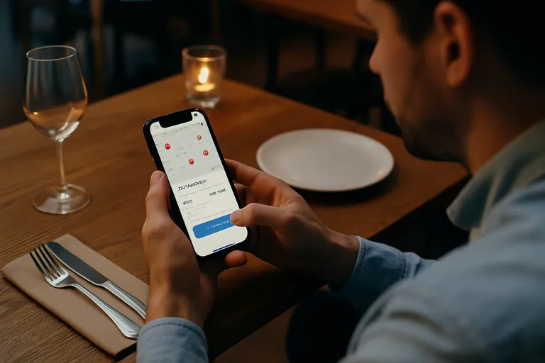 Hoe werkt het reserveren van een laatste tafeltje