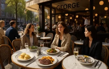 Parijse allure en amsterdamse energie bij george aan het leidseplein