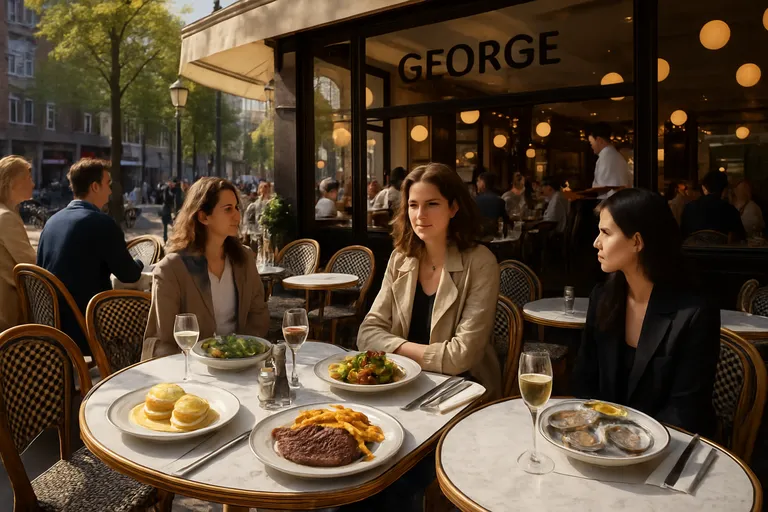 Parijse allure en amsterdamse energie bij george aan het leidseplein