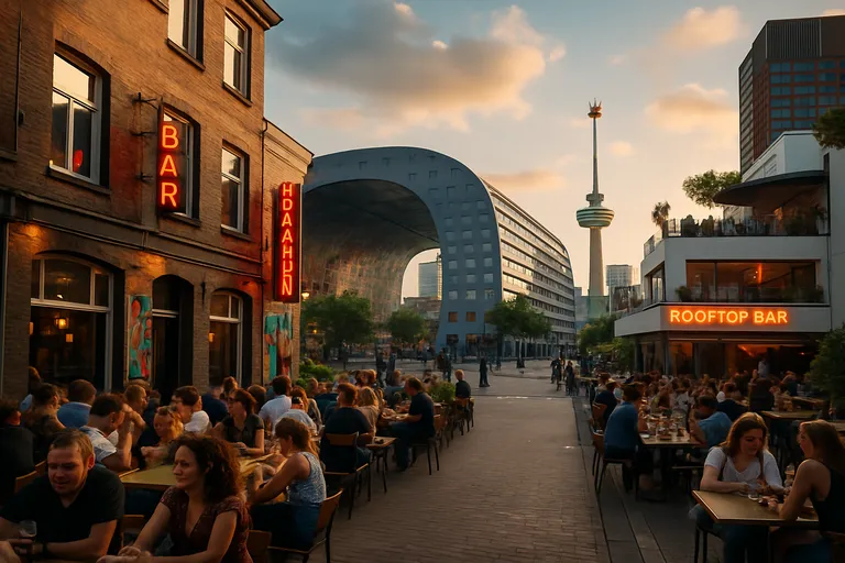 Van vintage boetieks tot dakterrassen: ontdek rotterdam vol culinaire hotspots, design en nachtleven